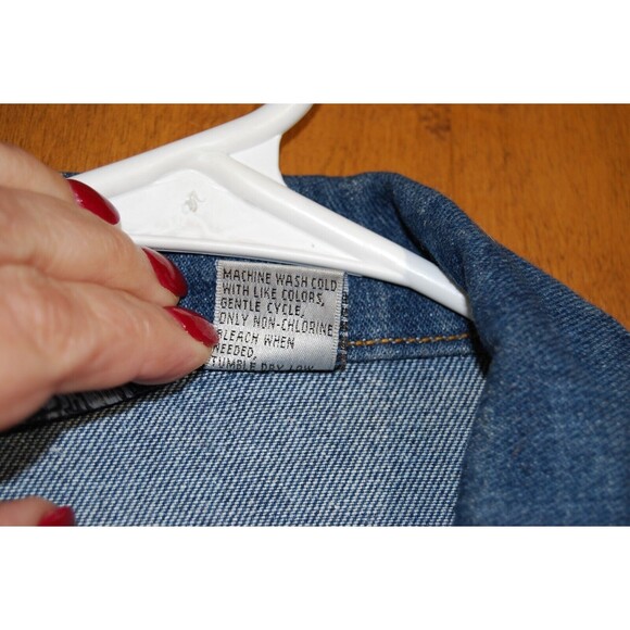 JENNIFER LAUREN BLUS PLUS DENIM JACKET SIZE 2X - Picture 4 of 6